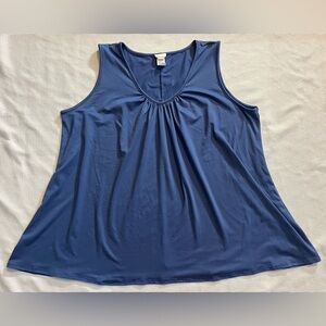 P & Rose Women’s Blue Sleeveless Tank Top Size 3XL